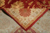 Load image into Gallery viewer, 8.9 x 11.9 Zigler Rug Coral Red With Gold Handmade Rug #5071