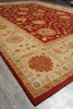 Load image into Gallery viewer, 8.9 x 11.9 Zigler Rug Coral Red With Gold Handmade Rug #5071