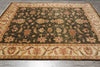 Load image into Gallery viewer, 8 x 9.6 Moss Green Chobi Peshawar Rug #PIX-804-35