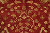Load image into Gallery viewer, 8.9 x 11.9 Zigler Rug Coral Red With Gold Handmade Rug #5071