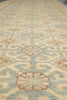 Load image into Gallery viewer, 2.9 x 12'  Chobi Peshawar Natural Wool Aqua Green Runner 
