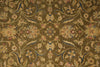 Load image into Gallery viewer, An ornate traditional floral patterned rug with a warm brown and gold base, featuring cream, blue, and pink accents in a symmetrical design.
