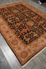 Load image into Gallery viewer, 9 x 11.8 Brown Chobi Peshawar Rug #PIX-18867