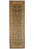 Load image into Gallery viewer, 3.8 x 11.3 Handmade Chobi Peshawar Wide Runner Green #PIX-10295