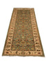 Load image into Gallery viewer, 3.8 x 11.3 Handmade Chobi Peshawar Wide Runner Green #PIX-10295