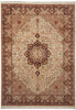 Load image into Gallery viewer, 8.6 x 11.6 Ivory Lavar Wool &amp; Silk Fine Quality Rug 18516