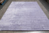 Load image into Gallery viewer, 9 x 12 Plain Lavander Color Handmade Wool Rug Contemporary #F-4533