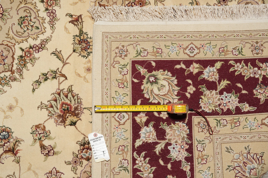 9 x 12 Wool & Silk Fine Quality Handmade Rug 18499