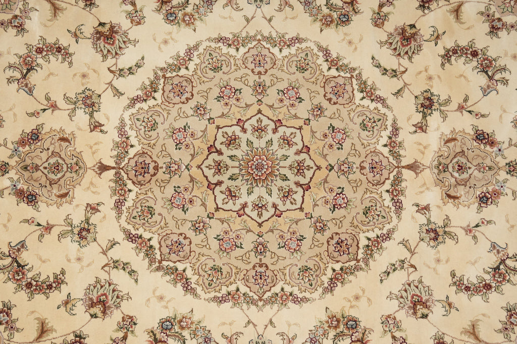 9 x 12 Wool & Silk Fine Quality Handmade Rug 18499