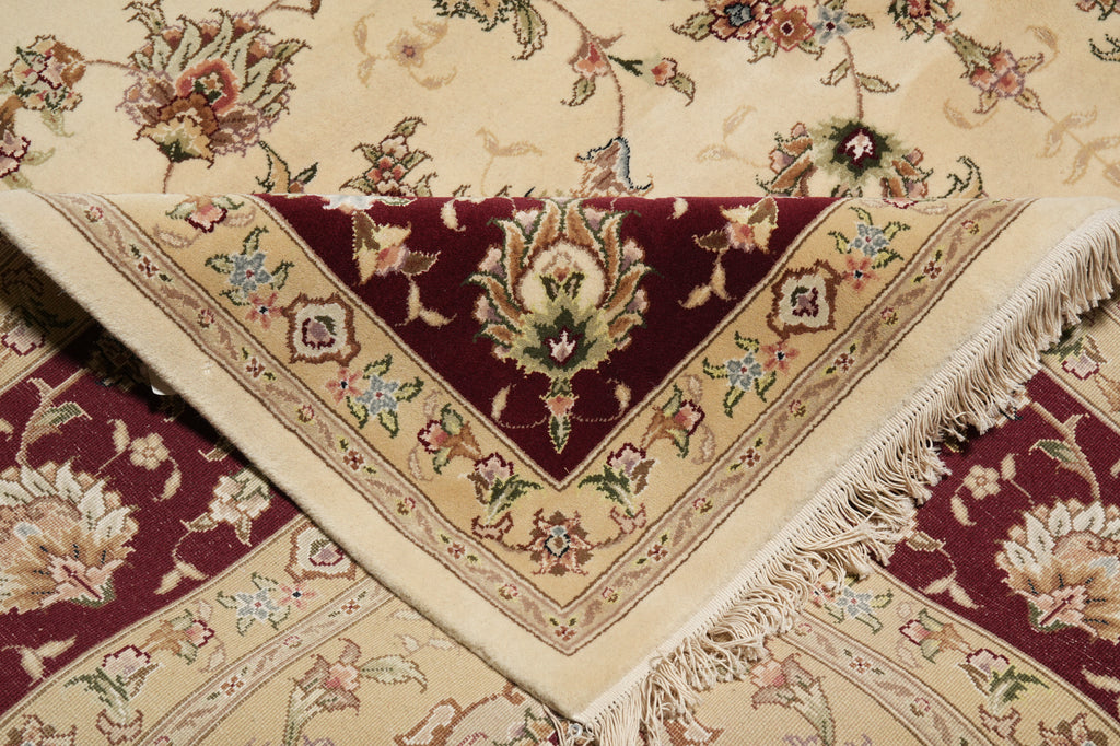 9 x 12 Wool & Silk Fine Quality Handmade Rug 18499