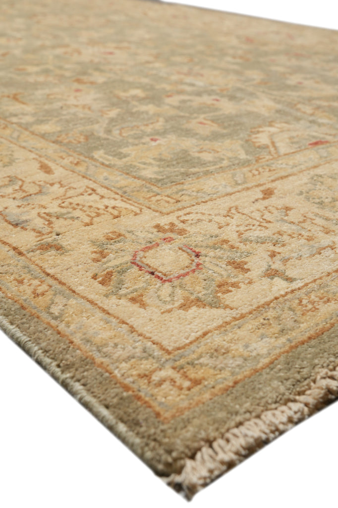 4 x 17.5 Wide Long Runner Sage Green Natural Wool #PIX-15390