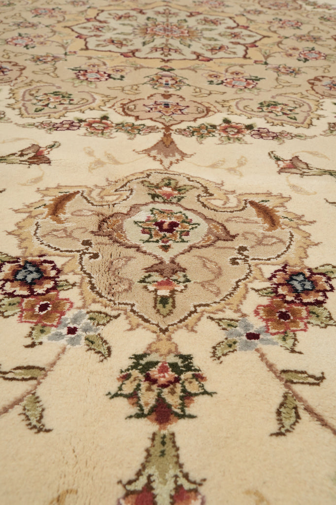 9 x 12 Wool & Silk Fine Quality Handmade Rug 18499