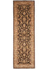 Load image into Gallery viewer, 4 x 12.3 Dark Brown Chobi Peshawar Rug Handmade Fine Ghazni Wool #F-4369