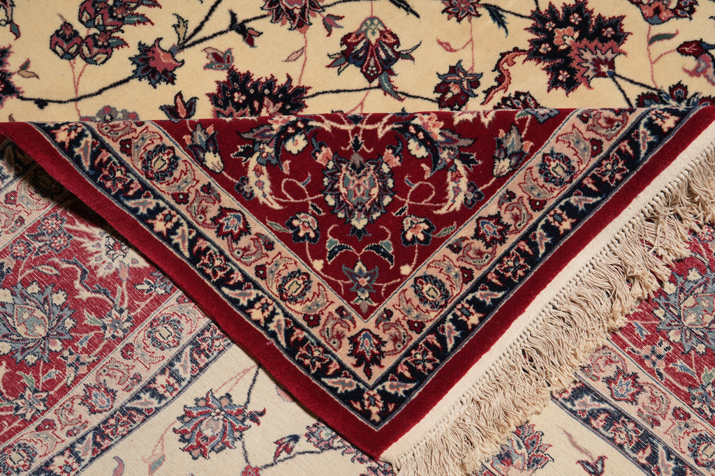 8.6 x 11.6 Fine Wool Fine Esfahan Rug 16264