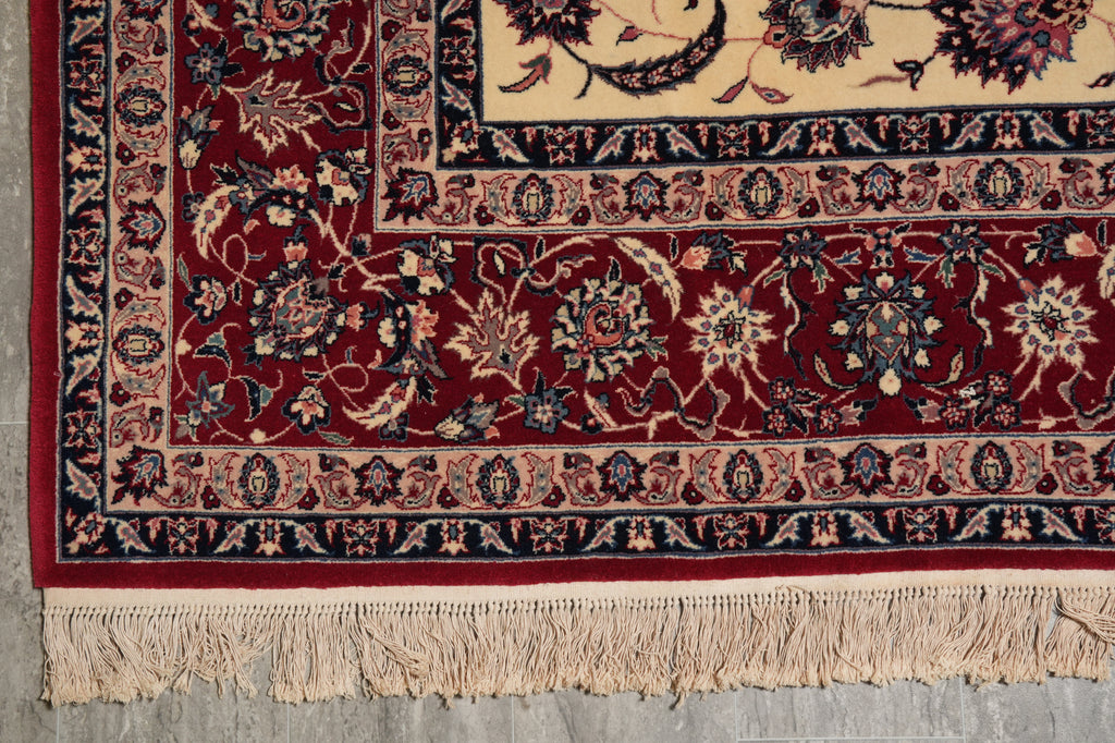 8.6 x 11.6 Fine Wool Fine Esfahan Rug 16264