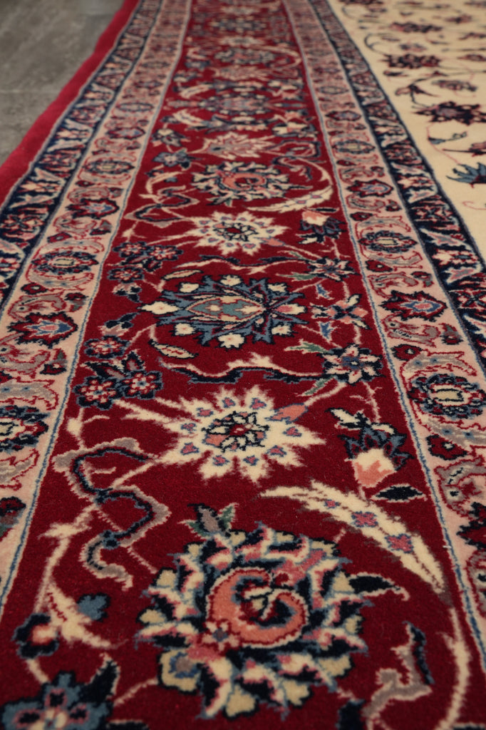 8.6 x 11.6 Fine Wool Fine Esfahan Rug 16264