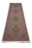 Load image into Gallery viewer, 3.3 x 13.3 Authentic Persian Mahi Tabriz Wool and Silk Runner High Quality 400 KPSI #PIX-6639
