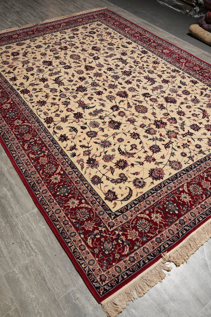8.6 x 11.6 Fine Wool Fine Esfahan Rug 16264