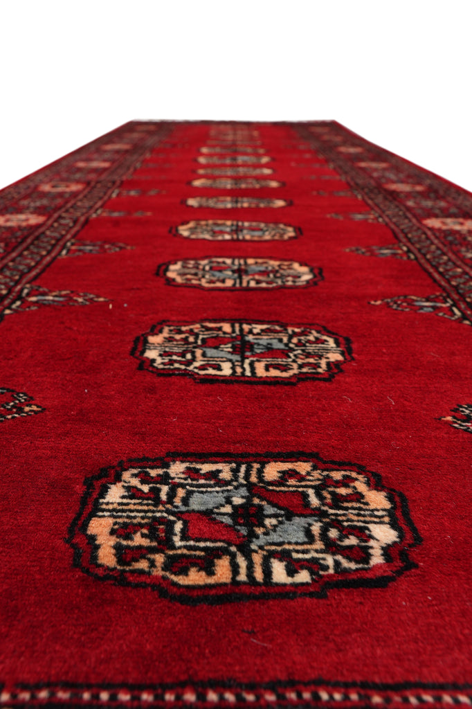 2.7 x 8 Bokhara Wool Runner Hand-knotted Pakistan ( ASK FOR SIZES ) #F-4370