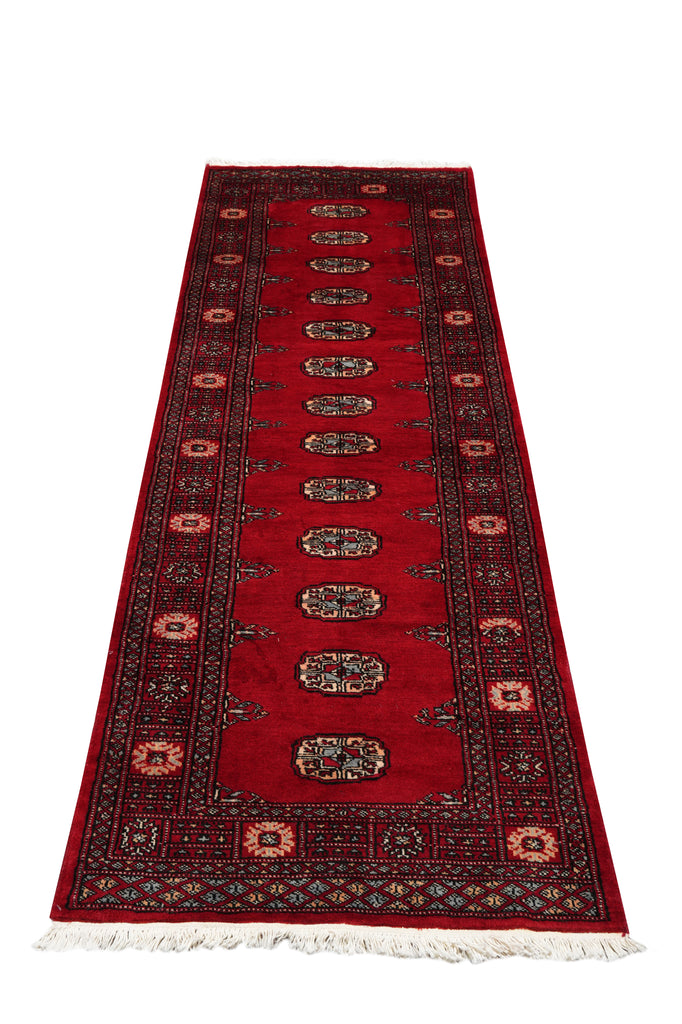 2.7 x 8 Bokhara Wool Runner Hand-knotted Pakistan ( ASK FOR SIZES ) #F-4370
