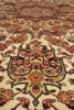 Load image into Gallery viewer, 8.5 x 11.7 Ivory High End Wool &amp; Silk Sino Tabriz Rug 17448