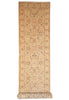 Load image into Gallery viewer, 4' x 23.3'  Handmade Chobi Peshawar Beige Gold Long Runner