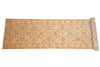 Load image into Gallery viewer, 4' x 23.3'  Handmade Chobi Peshawar Beige Gold Long Runner