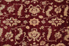 Load image into Gallery viewer, 8.8 x 13.4 Fine Quality Handmade Zigler Chobi Rug Natural Organic Wool Warm Burgundy #PIX-9912