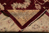 Load image into Gallery viewer, 8.8 x 13.4 Fine Quality Handmade Zigler Chobi Rug Natural Organic Wool Warm Burgundy #PIX-9912