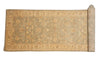 Load image into Gallery viewer, 4 x 17.8  Washed out Green Gold Wide Handmade Runner #PIX-15387