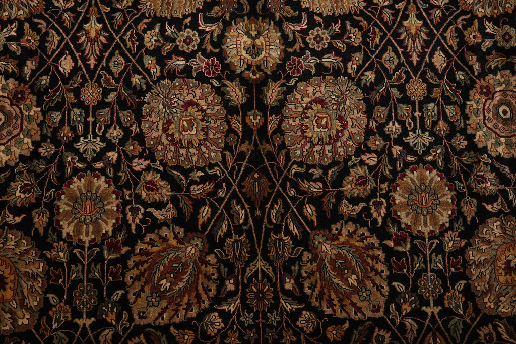 10 x 14.4 New Handmade India Rug Black 20169