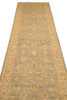 Load image into Gallery viewer, 4 x 17.8  Washed out Green Gold Wide Handmade Runner