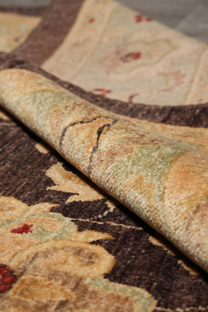 6 x 17.5 Gallery Size Wide Runner Chobi Zigler Rug Brown #PIX-9968
