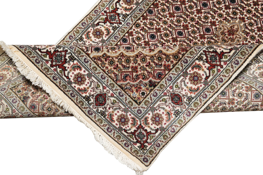 2.9 x 10' Feet Mahi Tabriz Wool and Silk Runner #PIX-8549