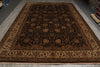 Load image into Gallery viewer, 10 x 14.4 New Handmade India Rug Black 20169