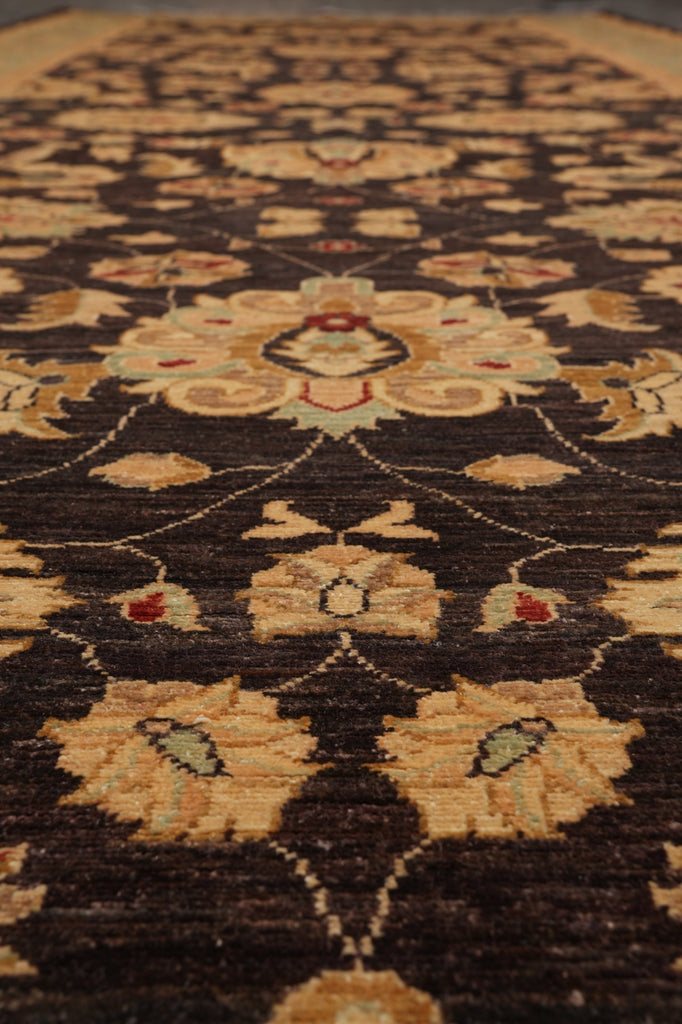 6 x 17.5 Gallery Size Wide Runner Chobi Zigler Rug Brown #PIX-9968