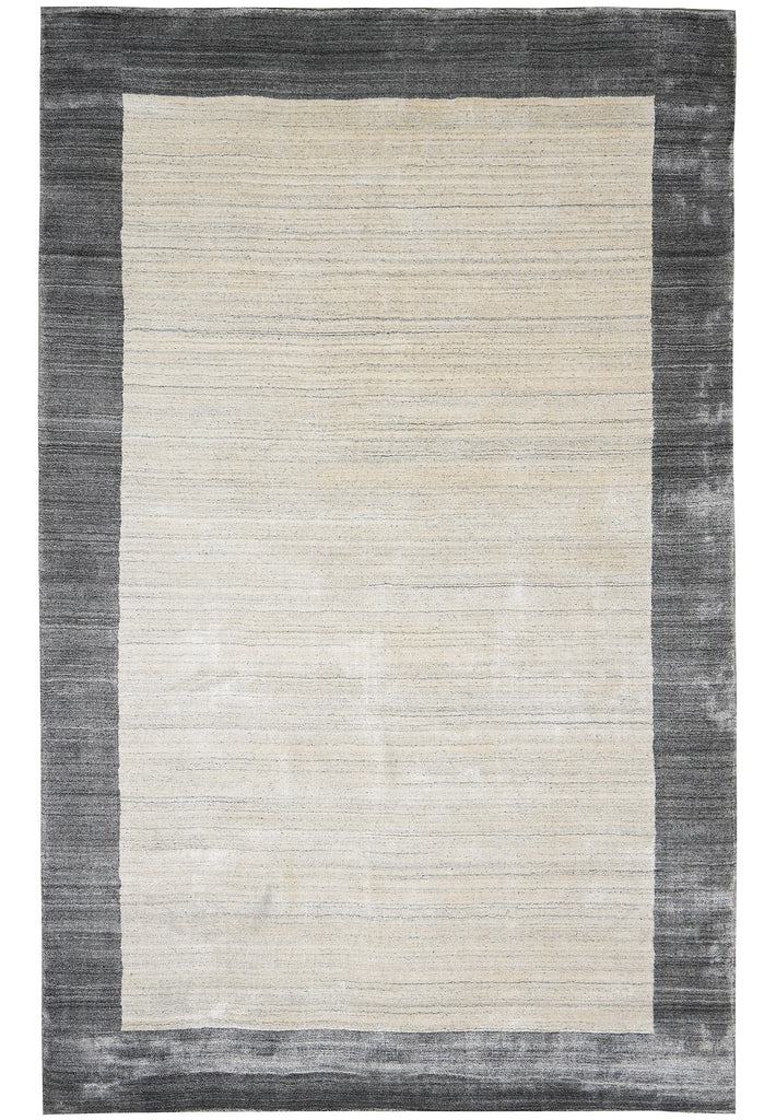 6.3 x 9.6 New Handmade Wool Modern Rug Solid Plain Color