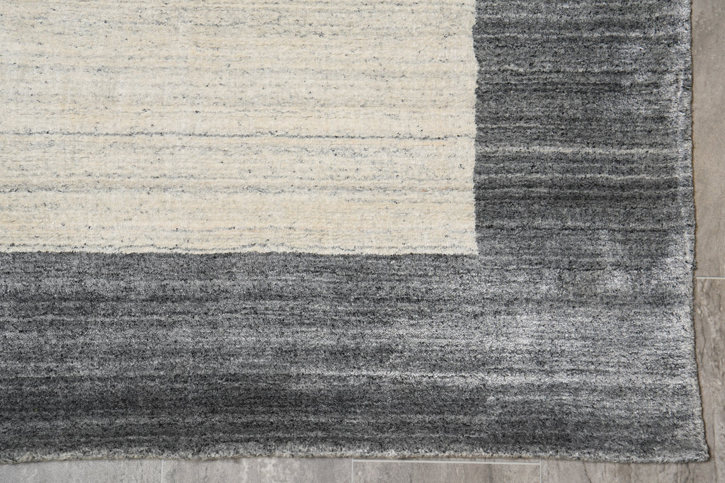 6.3 x 9.6 New Handmade Wool Modern Rug Solid Plain Color #F-4534