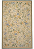 Load image into Gallery viewer, 6 x 9 Beige Needlepoint Floral Beautiful Rug 4004