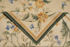 Load image into Gallery viewer, 6 x 9 Beige Needlepoint Floral Beautiful Rug 4004