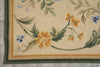 Load image into Gallery viewer, 6 x 9 Beige Needlepoint Floral Beautiful Rug 4004