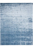 Load image into Gallery viewer, 8 x 10.4 Light Blue  Solid Plain Color Modern Handmade Rug Bamboo Silk