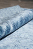 Load image into Gallery viewer, 8 x 10.4 Light Blue  Solid Plain Color Modern Handmade Rug Bamboo Silk #F-4535