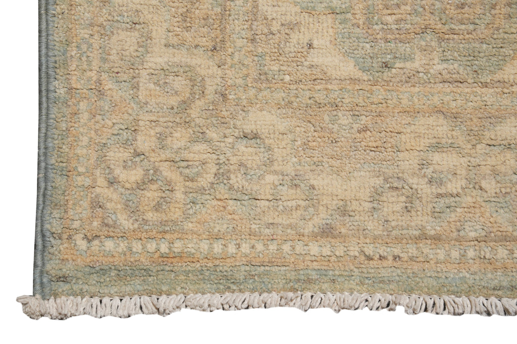 2.9 x 10' Feet Light Green Washed Colors Handmade Runner #PIX-25199