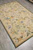 Load image into Gallery viewer, 6 x 9 Beige Needlepoint Floral Beautiful Rug 4004