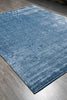 Load image into Gallery viewer, 8 x 10.4 Light Blue  Solid Plain Color Modern Handmade Rug Bamboo Silk #F-4535