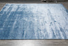 Load image into Gallery viewer, 8 x 10.4 Light Blue  Solid Plain Color Modern Handmade Rug Bamboo Silk #F-4535
