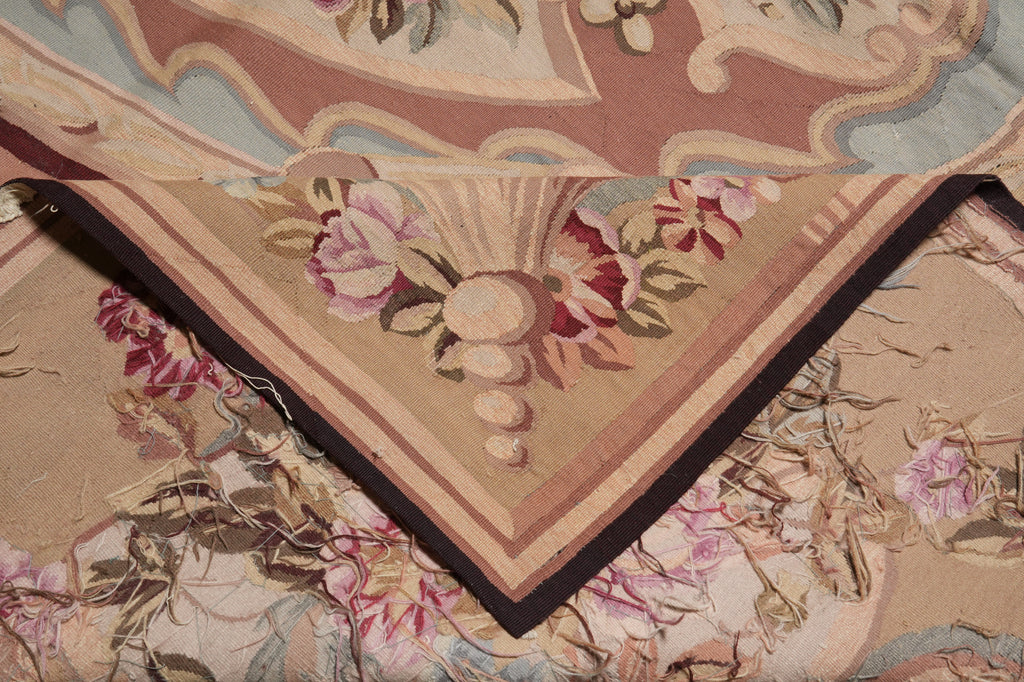 9 x 12 Aubusson Savanerrie Flat Weave Rug 20809