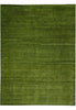 Load image into Gallery viewer, 9 x 12 Green Plain Solid Color Handmade Contemporary Gabbeh Rug