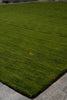Load image into Gallery viewer, 9 x 12 Green Plain Solid Color Handmade Contemporary Gabbeh Rug #F-4537